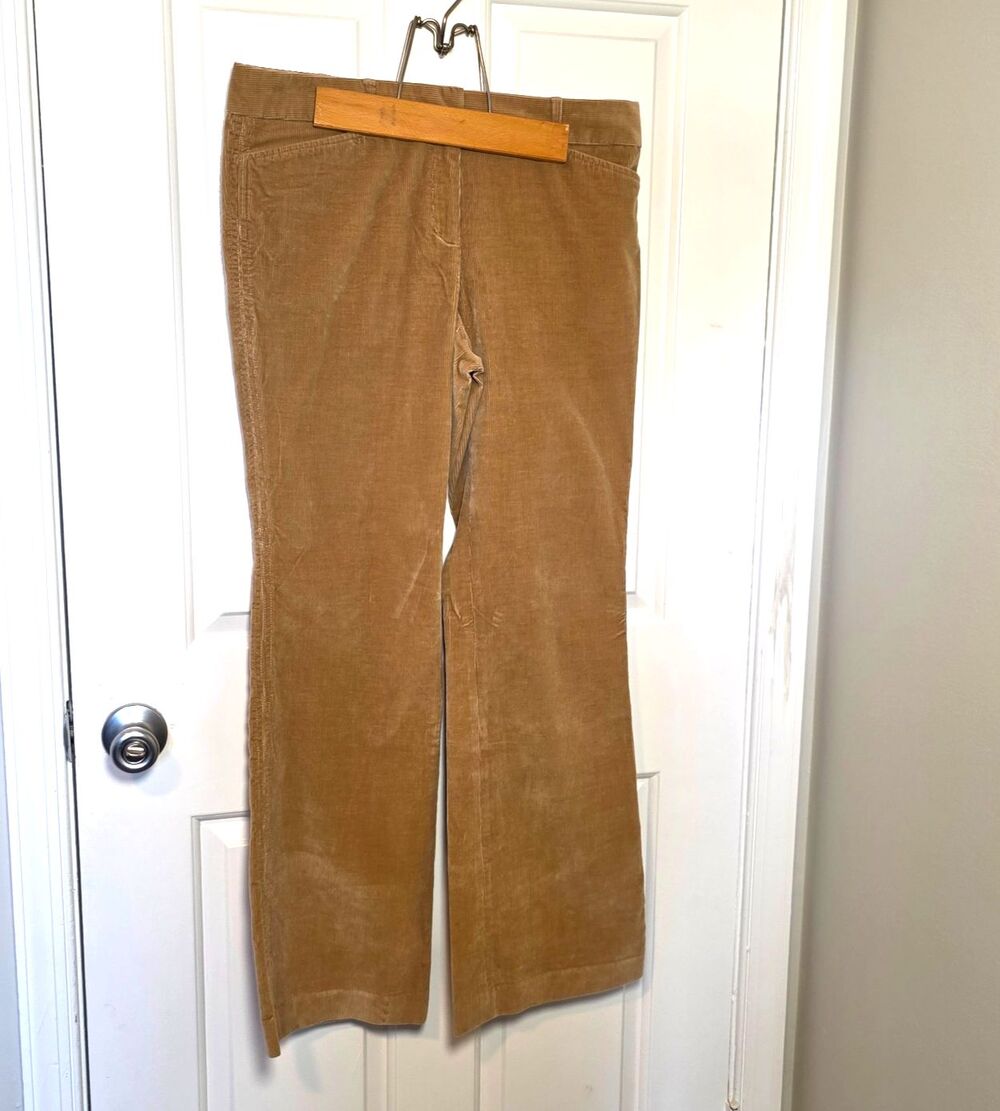 Vintage 90s Corduroy Jeans Saks Fifth Avenue 10P, Wide Leg, Pockets, EUC Y2K - Picture 2 of 15